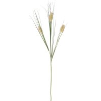 Hasenschwanzgras künstliches Gras Kunstpflanze Dekogras mit Blüten grün 1 Stk 85 cm