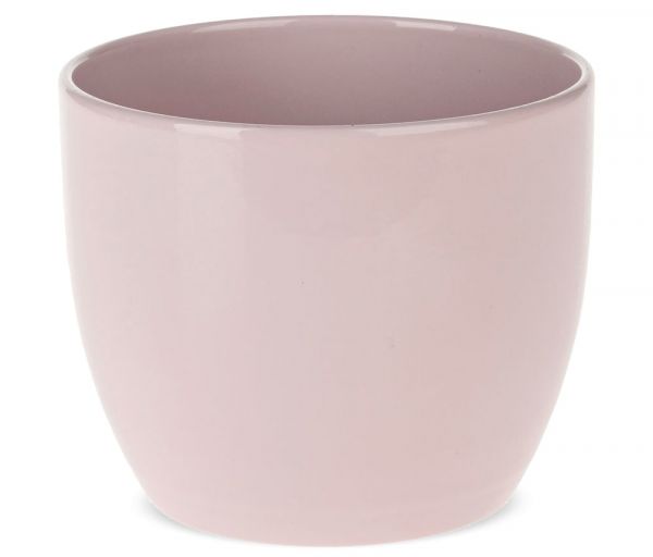 Übertopf Blumentopf klassisch glänzend Keramik Ø 16x15 cm 1 Stk rosa