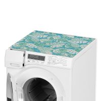 Waschmaschinenauflage Waschmaschine Abdeckung zuschneidbar Blatt bunt