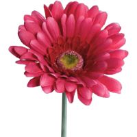 Gerbera Kunstblume Kunstpflanze künstliche Blüten 1 Stk - 56 cm - pink fuchsia