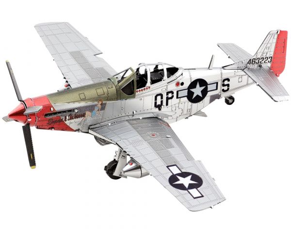 3D Metall Steckbausatz P-51D Mustang Sweet Arlene Bomber 14 cm ab 14 Jahre