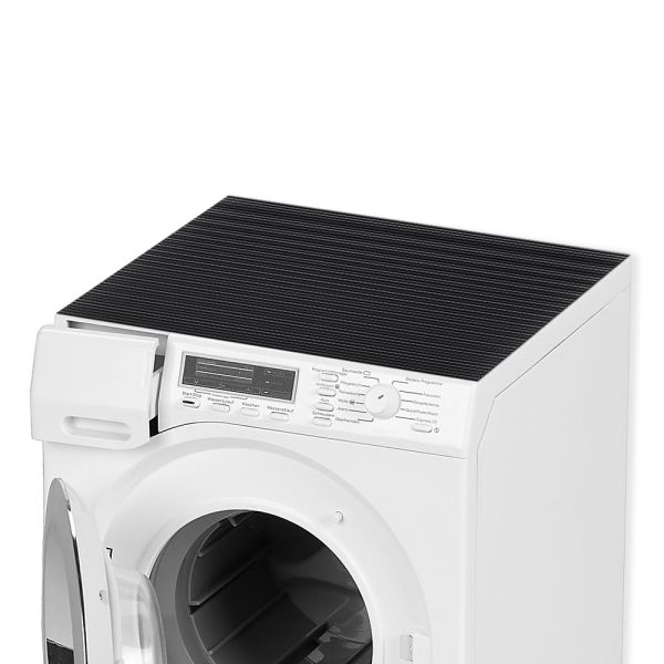 Waschmaschinenauflage zuschneidbar Waschmaschine schwarz