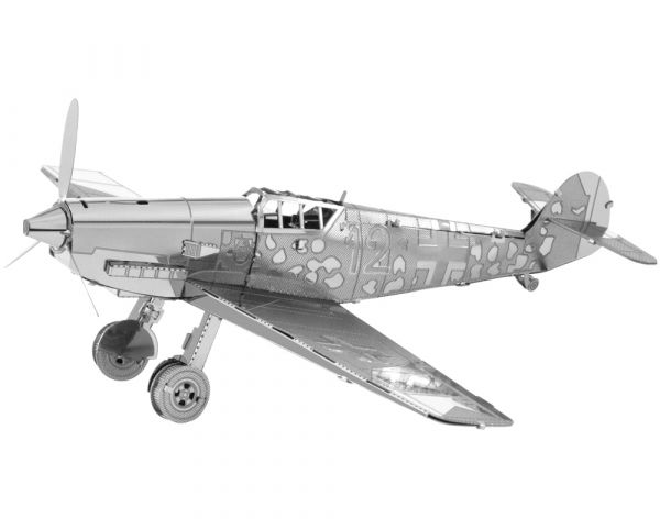 3D Metall Steckbausatz Messerschmitt BF-109 Flugzeug 10,5 cm ab 14 Jahre
