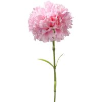 Nelke Kunstblume künstlich Blüten Kunstpflanze Blume 1 Stk 52 cm - rosa