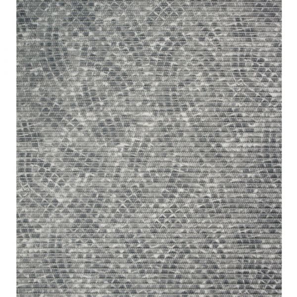 Weichschaum-Bodenbelag NOVA TEX Läufer Mosaik Muster grau 100 cm