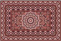 Fußmatte Fußabstreifer DECOR Perser Stern Ornamente rot beige waschbar 40x60 cm