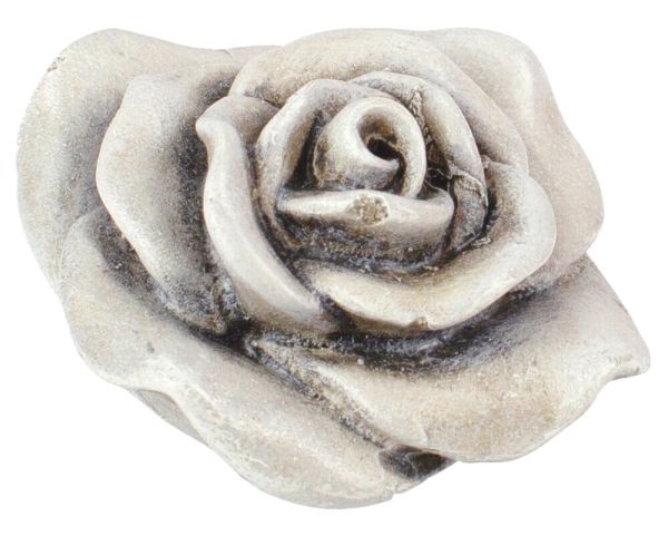 Grabschmuck Rose für Grabgestecke & Urnengräber Poly Ø 6 cm
