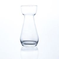 Blumenvase Vase Dekovase Glas Trompetenform hot cut 1 Stk. Ø 7x17 cm