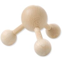 Massagespinne Massagegerät aus Holz 9,5x7 cm Bastelholzteile - ab 6 Jahren