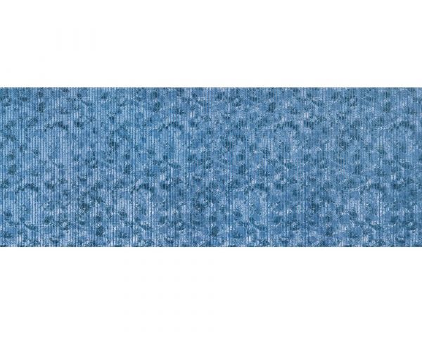 Bodenbelag NOVA SKY Läufer Würfel Muster aus Polyester in blau 1 Stk 65x100 cm
