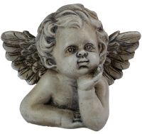 Grabschmuck Engel Figur Trauergeschenk Deko Engel 9,5 cm