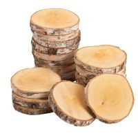 Baumscheiben 10 Stk. in 12 - 14 cm für Basteln Dekorieren