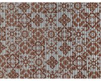 Bodenbelag NOVA SKY Läufer Kachel Retro Muster Polyester rot 1 Stk 65x100 cm