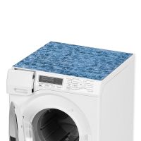Waschmaschinenauflage Waschmaschine Abdeckung gesprenkelt blau zuschneidbar