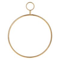Metallring Hängeöse Dekoring Ring selbstgestalten Metall Ø 40 cm gold