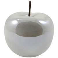 Deko Apfel Dekoobst Frühlingsdeko 1 Stk. weiß Ø 12 cm