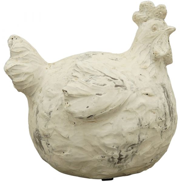 12 weiße Hühner/Hähnchen Deko Ostern Plüsch Osterdeko originalverpackt