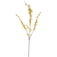 Kunstblumen Forsythien Frühlingsdeko Frühlingsblume Kunststoff gelb 97 cm