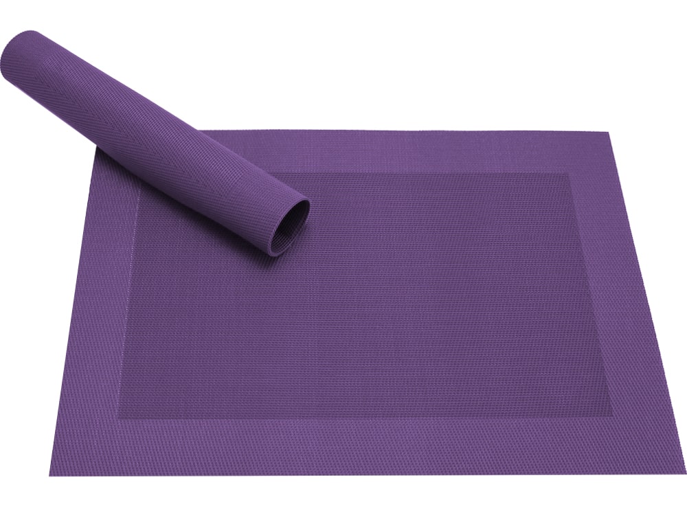 Stk. cm 1 gewebt Kunststoff 43x30 violett lila Tischset kaufen Platzset BORDA