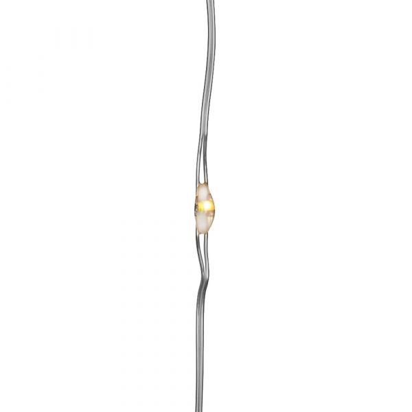 LED-Drahtminilichtervorhang DEW DROP silber formbar 1 Stk 100x100 cm