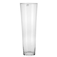 Vase Glas konisch Dekoglas Glasvase Blumenvase Bodenvase hoch 1 Stk Ø 19x70 cm
