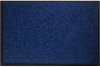 Schmutzfangmatte schmutzabsorbierend Fußmatte Uni einfarbig 60x80 cm - Blau