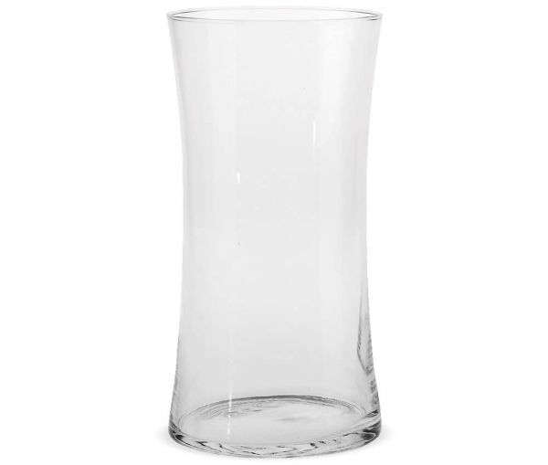 Vasen Glas Dekogläser Glasvasen Blumenvasen leicht tailliert – 2 Größen
