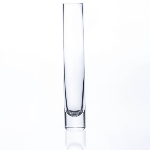 Zylinderförmige Glas Vase Glasvase Dekoglas klar 1 Stk. Ø6x36 cm