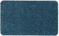 Schmutzfangmatte uni meliert Fußmatte Indoor Privat & Gewerbe 60x100 cm - Blau