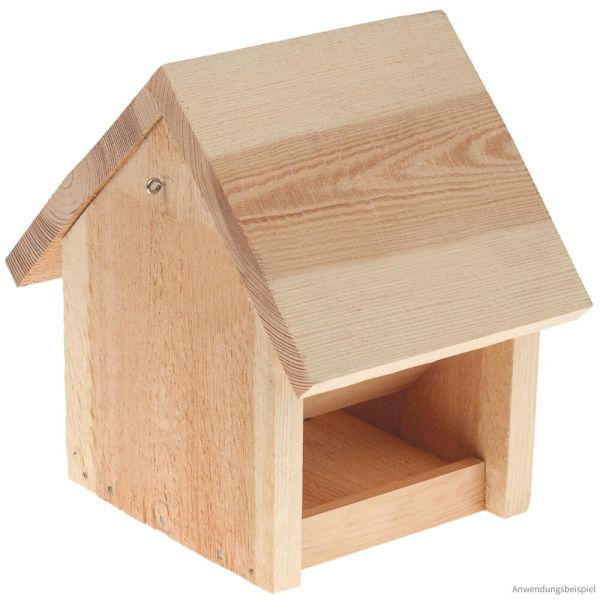 Futterhaus Vogel Futtersilo Holz Bausatz Werkset Bastelset Kinder ab 10 Jahren