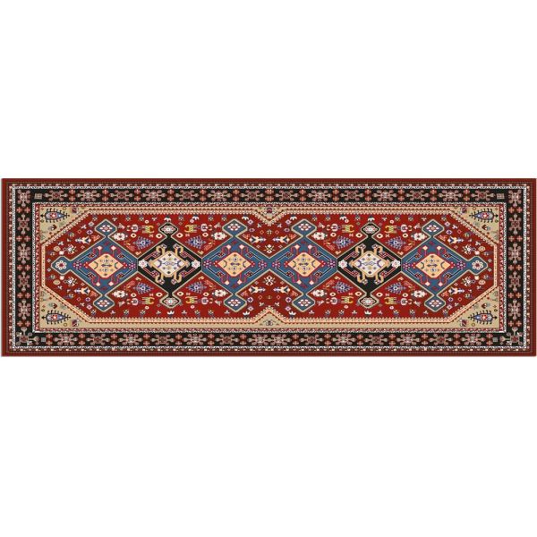 Teppichläufer Küchenläufer Teppich Perser Orient Ornament bunt waschbar 60x180 cm