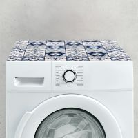 Waschmaschinenauflage Waschmaschine Abdeckung zuschneidbar Mosaik Fliesen