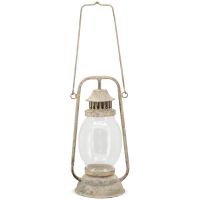 Windlicht Laterne Gartenlaterne Öllampen-Stil Vintage Metall 1 Stk 15x13x30 cm