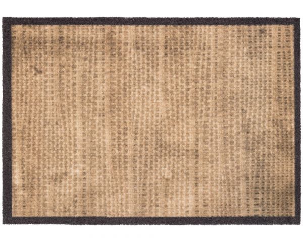 Fußmatte Fußabstreifer DECOR Schilf-Optik Natur gedruckter Rand 40x60 cm