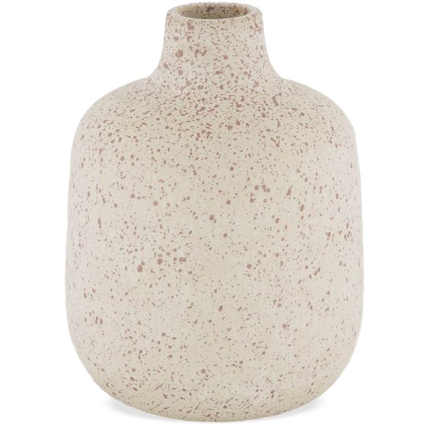 Boho Vase aus Terrakotta im Landhausstil 14 x 16 cm