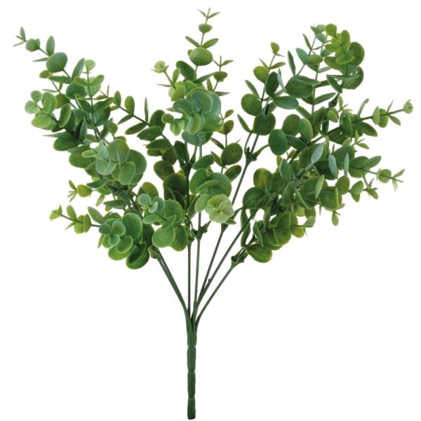 Künstlicher Eukalyptus Bund Kunststrauß Kunstpflanze in grün 35 cm