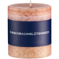 Duftkerze einfarbig ätherische Duftöle uni Ø 7x7,5 cm Kirschblütenmeer