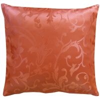 Kissenbezug Kissenhülle Jacquard Ornamente Polyester 1 Stk orange 40x40 cm