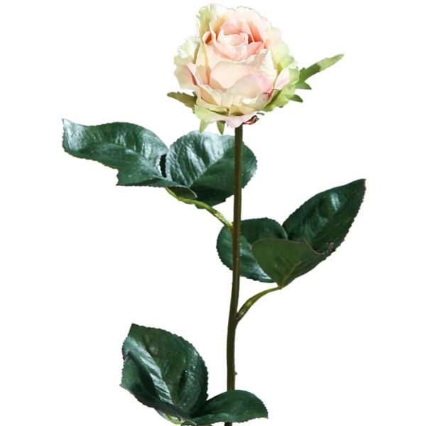 Rose Kolumbien Kunstblume Stielrose Kunstpflanze Blüte - 1 Stk 37 cm - pink