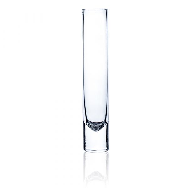 Zylinderförmige Glas Vase Glasvase Dekoglas klar 1 Stk. Ø4x22 cm