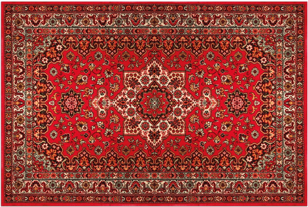 Fußmatte Fußabstreifer DECOR Perser Ornamente rot Orientalisch