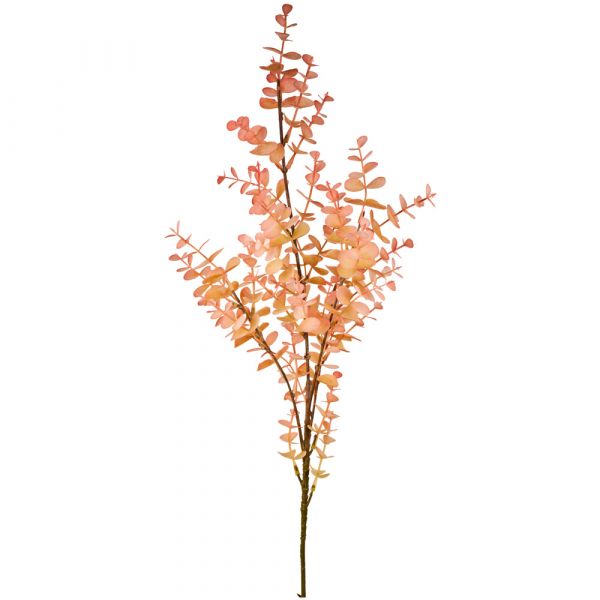 Eukalyptus Zweig Kunstpflanze Dekozweig Naturdeko 1 Stk Länge 80 cm rosa