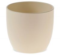 Übertopf Blumentopf klassisch matte Oberfläche Keramik 1 Stk Ø 16 cm perlmutt