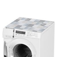 Waschmaschinenauflage zuschneidbar Waschmaschine Rechteck grau