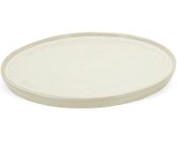 Speiseteller Essteller Steingut Teller groß creme Ø 27,5 cm