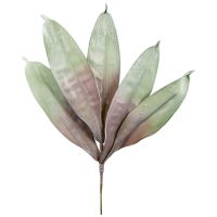 Künstlicher Zweig Palmblatt in grün Pflanzen Deko 10x65 cm