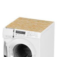 Waschmaschinenauflage zuschneidbar Waschmaschine Fliesen gelb
